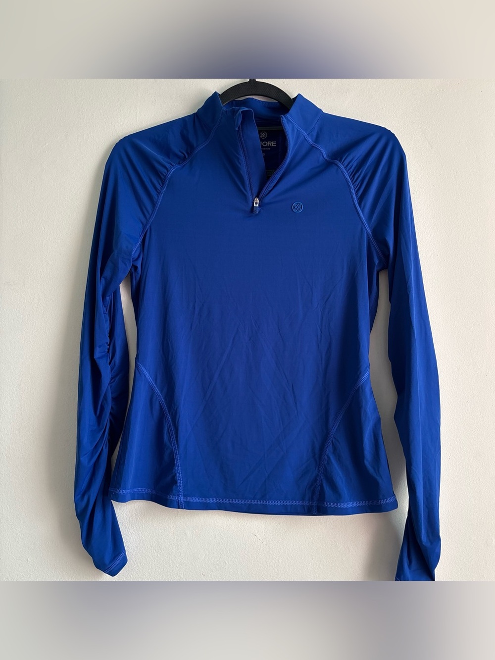 G/FORE Royal Blue Half-Zip Long-Sleeve Coverup